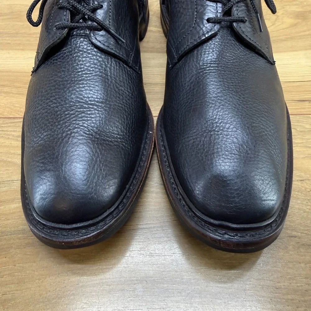 Allen Edmonds Mackenna Oxfords Mens 11.5 D Dainite Business Casual Black Pebble